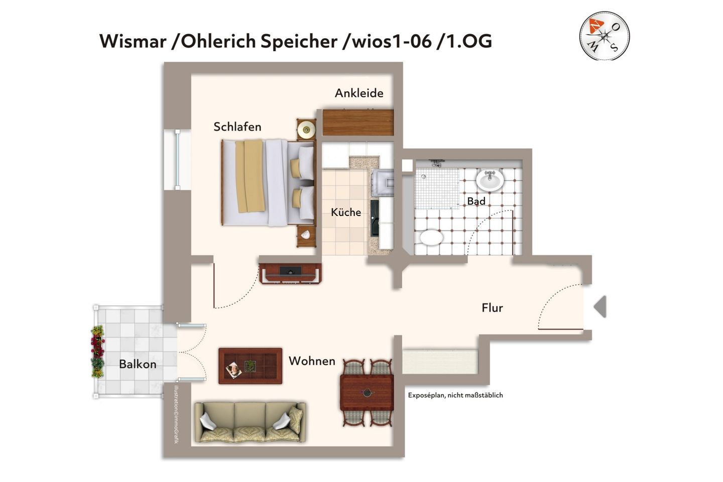 Ohlerich Speicher Ohlerich Speicher 1-06 Wismar - Grundriss