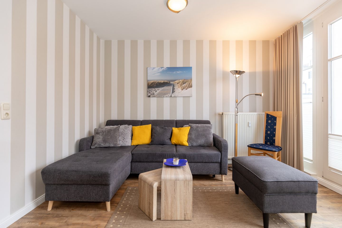 Meeresblick Meeresblick 219 Kühlungsborn - Wohn-Essbereich mit Couch