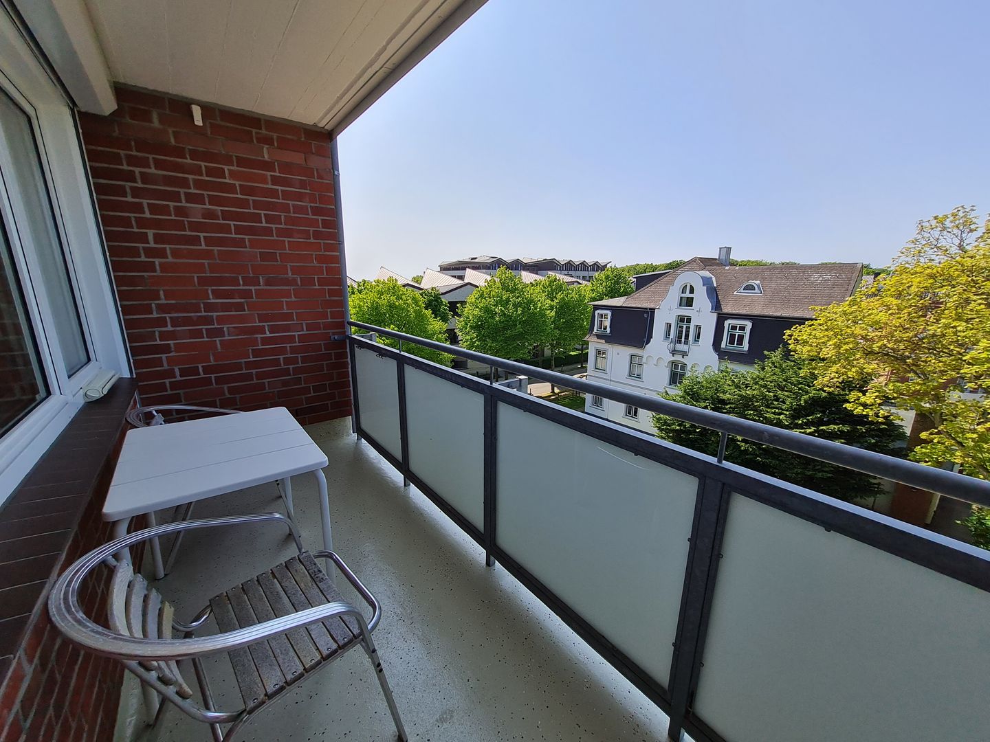 Meeresbrandung Wyk auf Föhr - Balkon