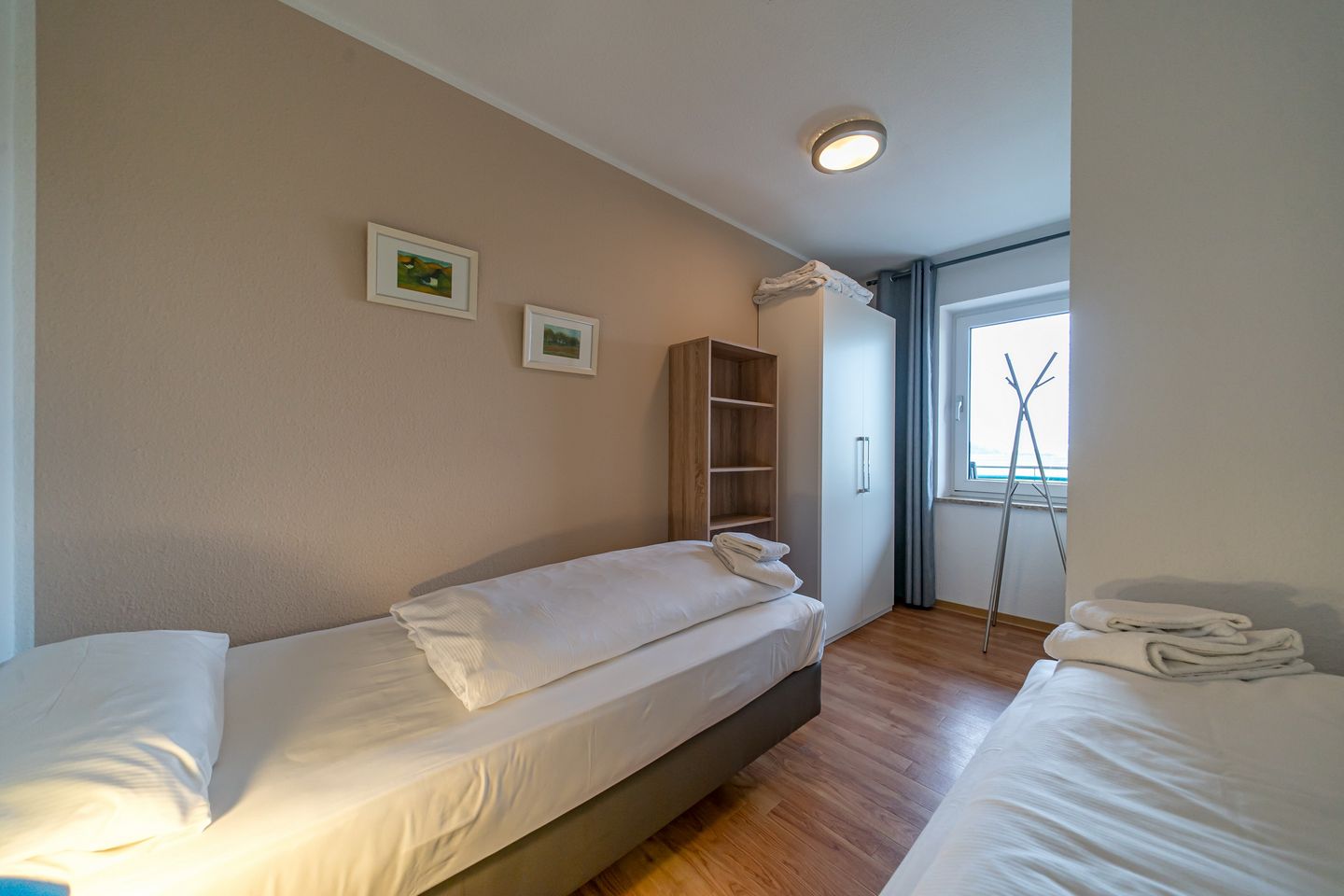 Hus Jadekieker Hus Jadekieker 08 Schillig - Schlafzimmer mit zwei Einzelbetten