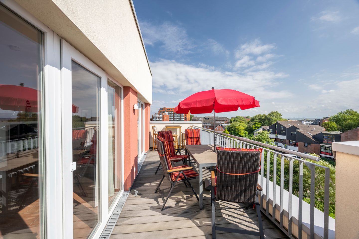 NordseeResort Friesland NordseeResort Friesland 52-4-S Schillig - Balkon mit Gartenmöbeln