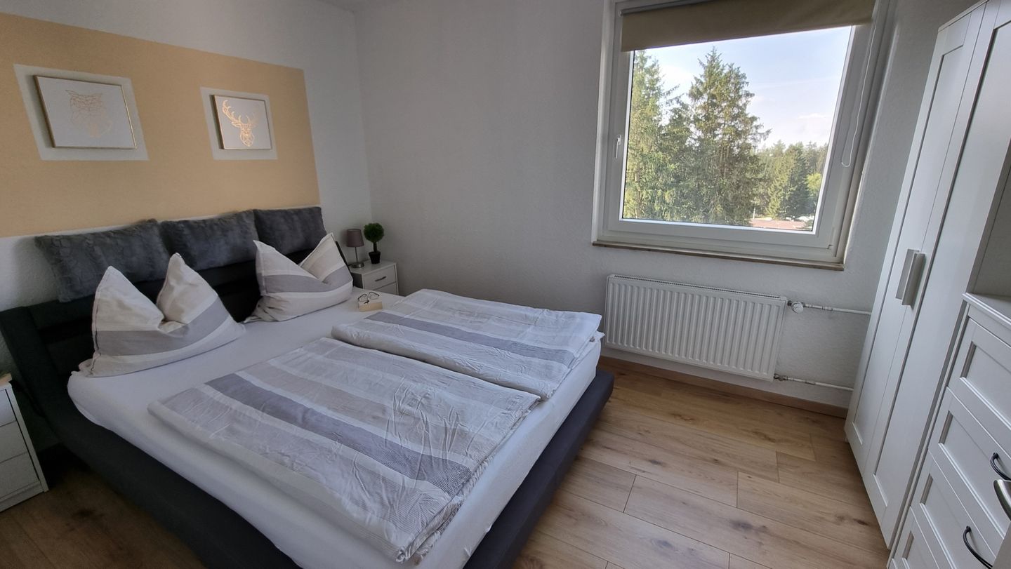 Ferienpark Hahnenklee Apartment "Waldblick 512" Hahnenklee - Doppelbett 1,60 x 2,00 m