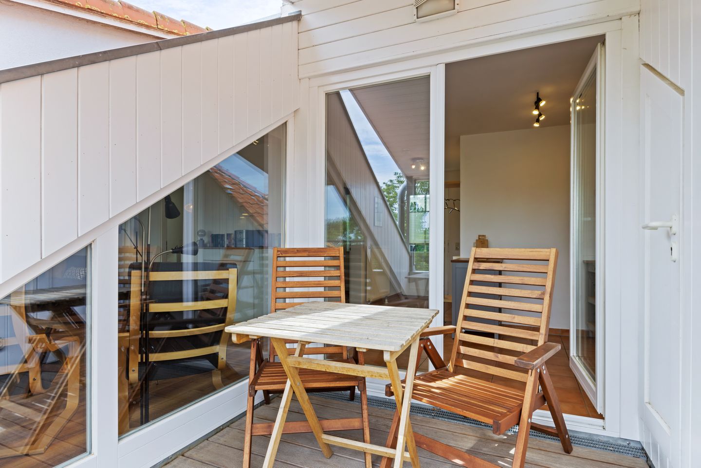 Meeresblick Meeresblick 501 Kühlungsborn - Balkon mit Gartenmöbeln