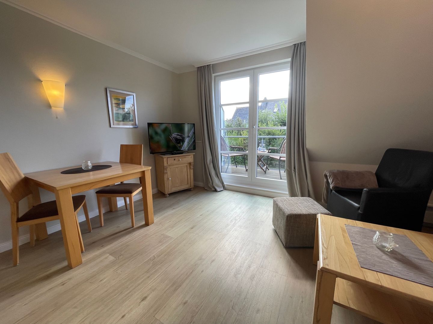 Haus an den Wiesen Austernperle Tinnum - Wohnzimmer