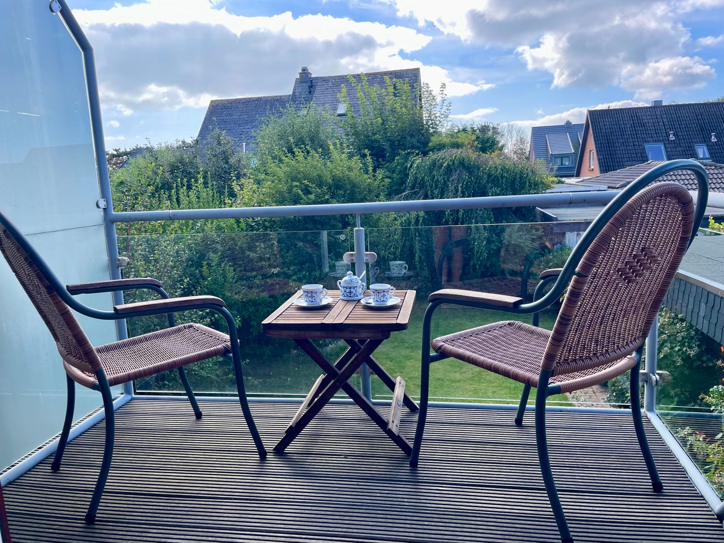 Haus an den Wiesen Austernperle Tinnum - Balkon