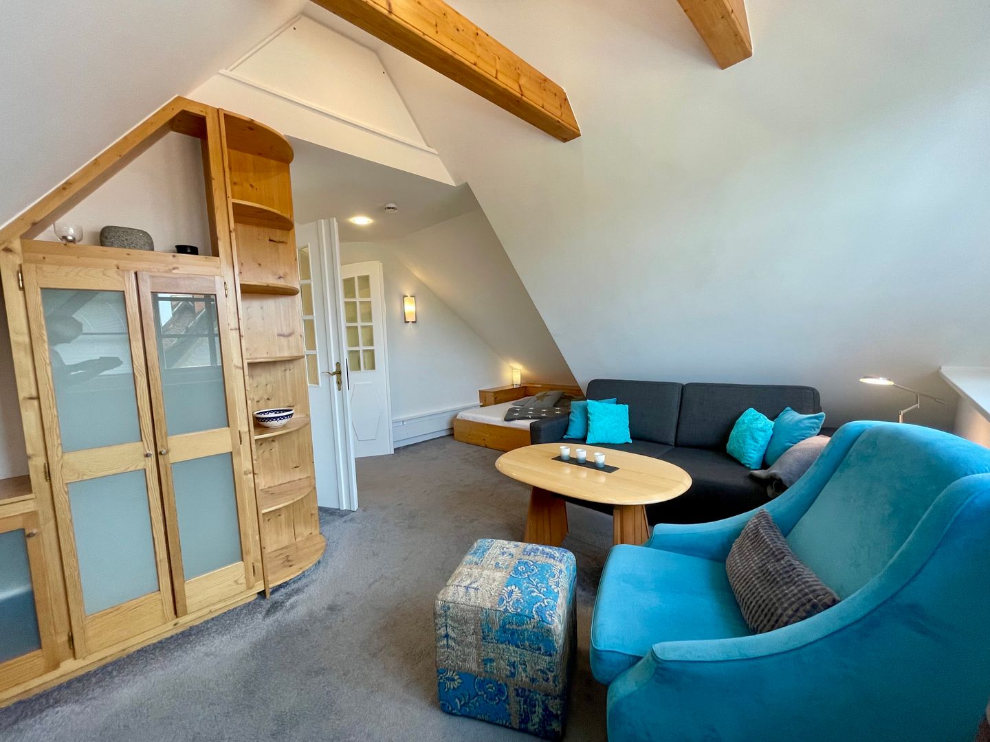 Haus an den Wiesen Seepferdchen Tinnum - Wohnzimmer