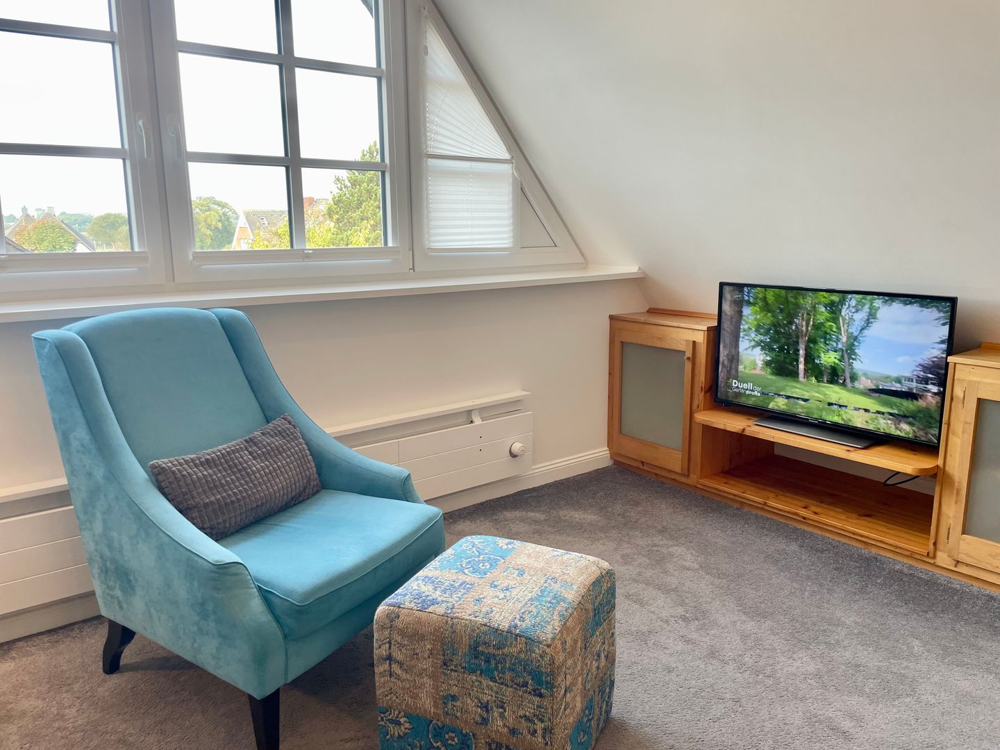 Haus an den Wiesen Seepferdchen Tinnum - Wohnzimmer