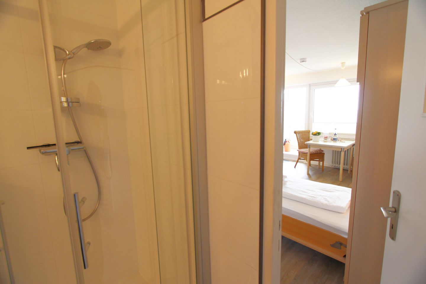 Dünenhof zum Kronprinzen- Seestr. 18, App. 56 Wenningstedt - Badezimmer