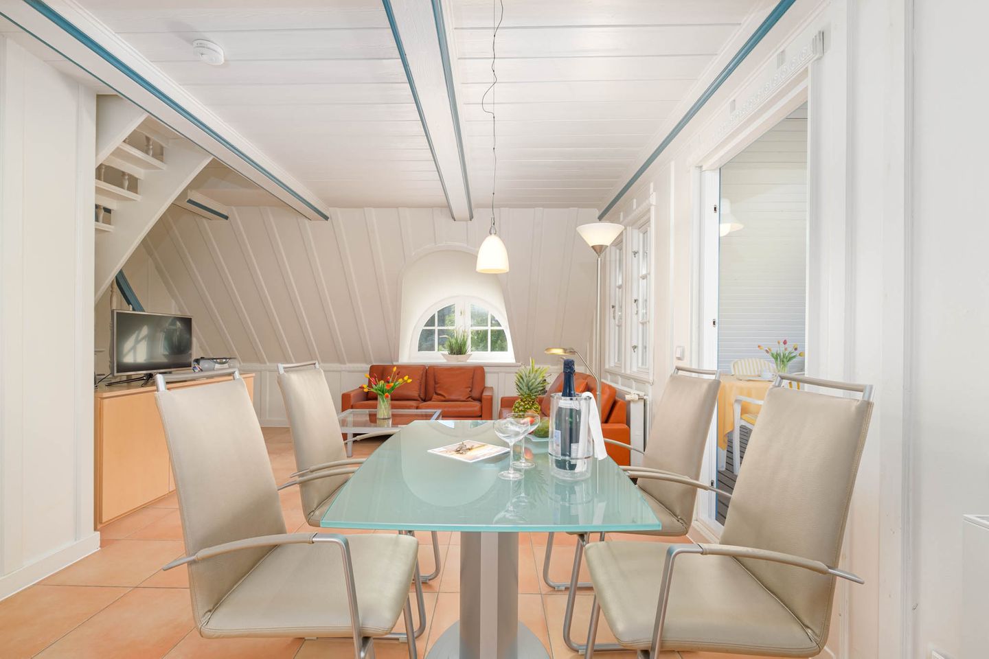 Hark Olufs Whg. 72 Amrum - Wohnzimmer