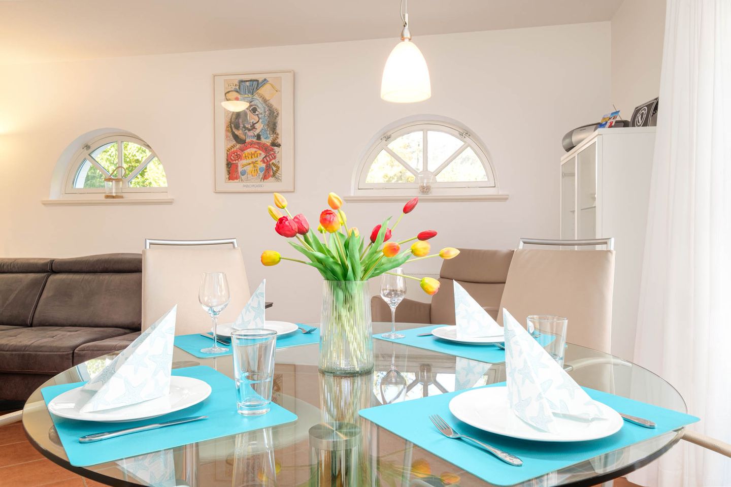 Hark Olufs Whg. 74 Amrum - Wohnzimmer