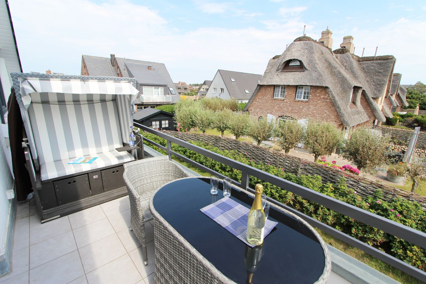 Neptun - Dünenstr. 2, App. 6 Wenningstedt - Balkon