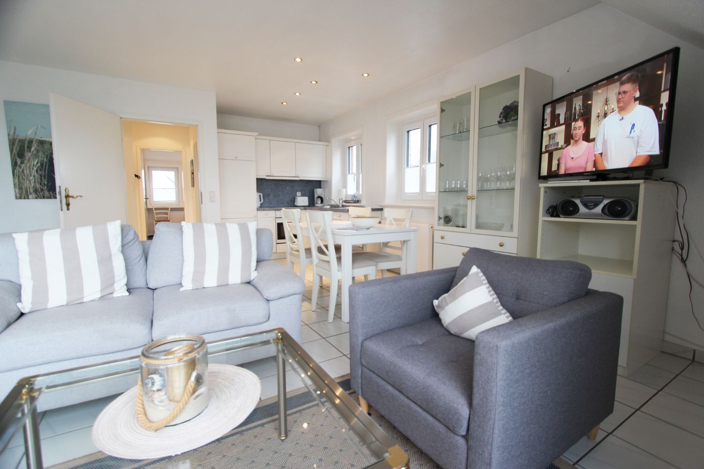 Nordseeblick II  - Dünenstr. 21, App. 6 Wenningstedt - Wohnzimmer