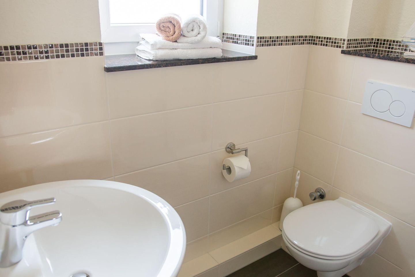 Haus Strandburg Kampland 5 "Sanddorn" EG Dahme - Badezimmer