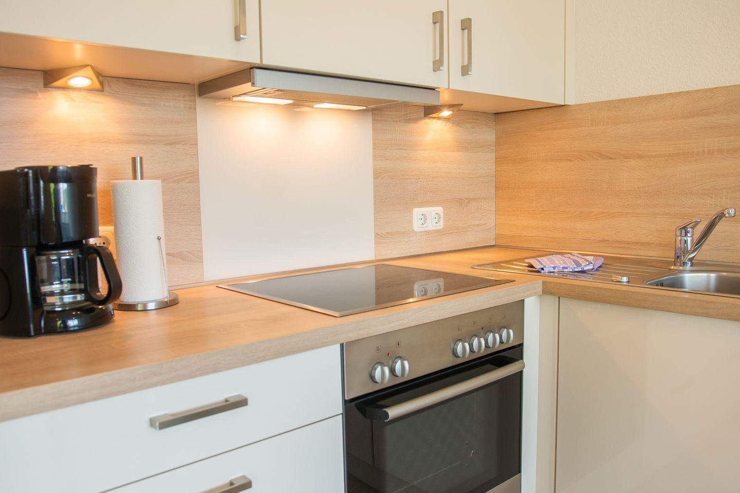 Haus Strandburg Kampland 5 "Sanddorn" EG Dahme - Küche / Küchenzeile