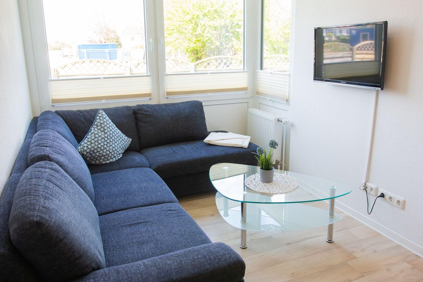 Haus Strandburg Kampland 5 "Sanddorn" EG Dahme - Wohnzimmer