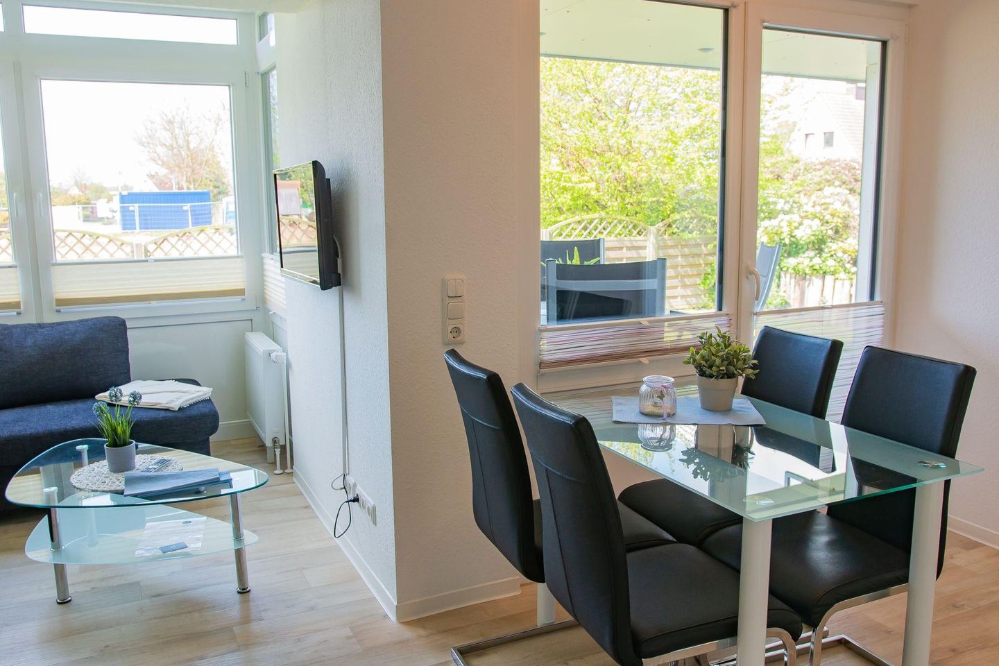 Haus Strandburg Kampland 5 "Sanddorn" EG Dahme - Wohnzimmer