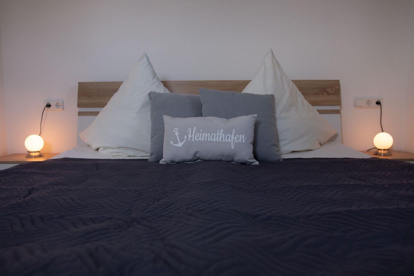 Haus Strandburg Kampland 5 "Dünengras" EG Dahme - Schlafzimmer