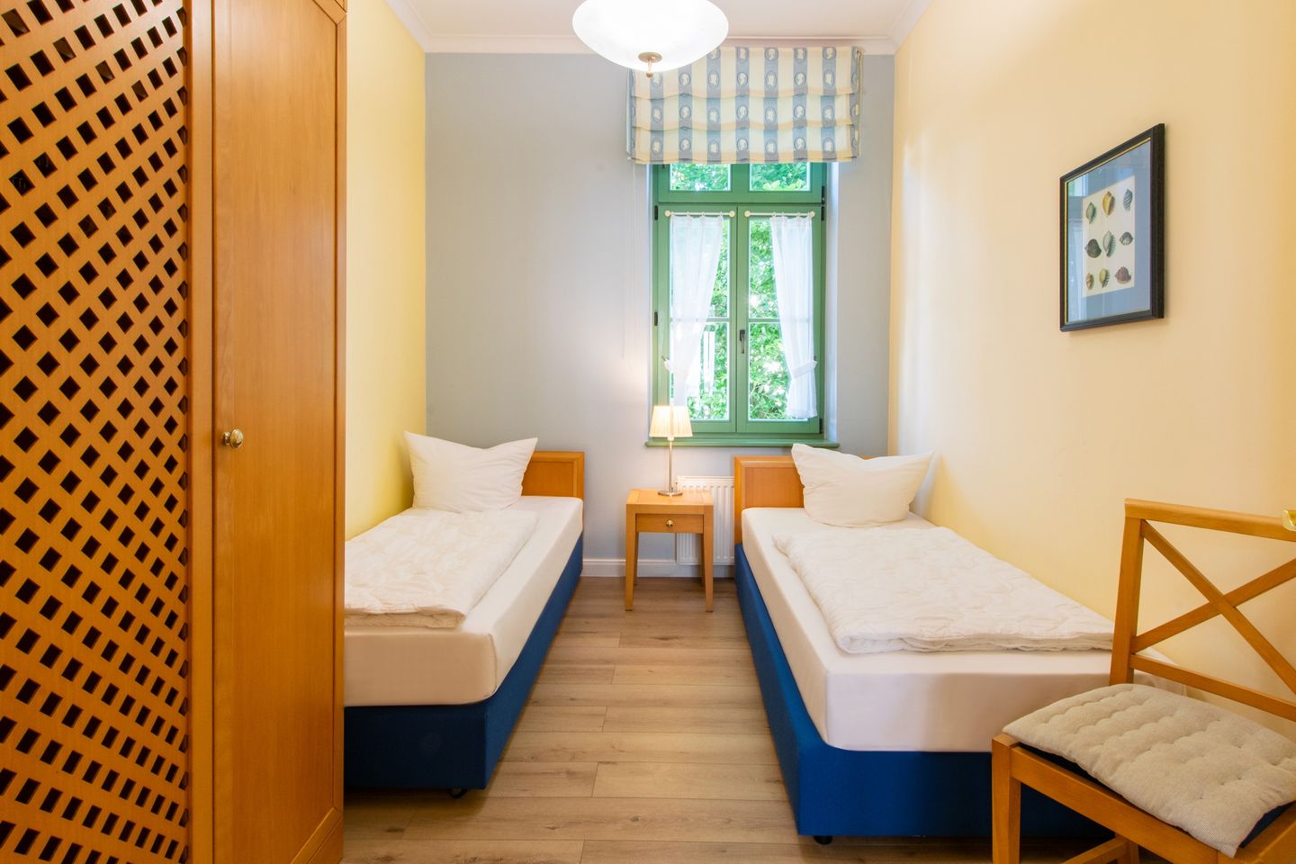 Villa am Ostseestrand Villa am Ostseestrand 208 Usedom - Schlafzimmer mit zwei Einzelbetten