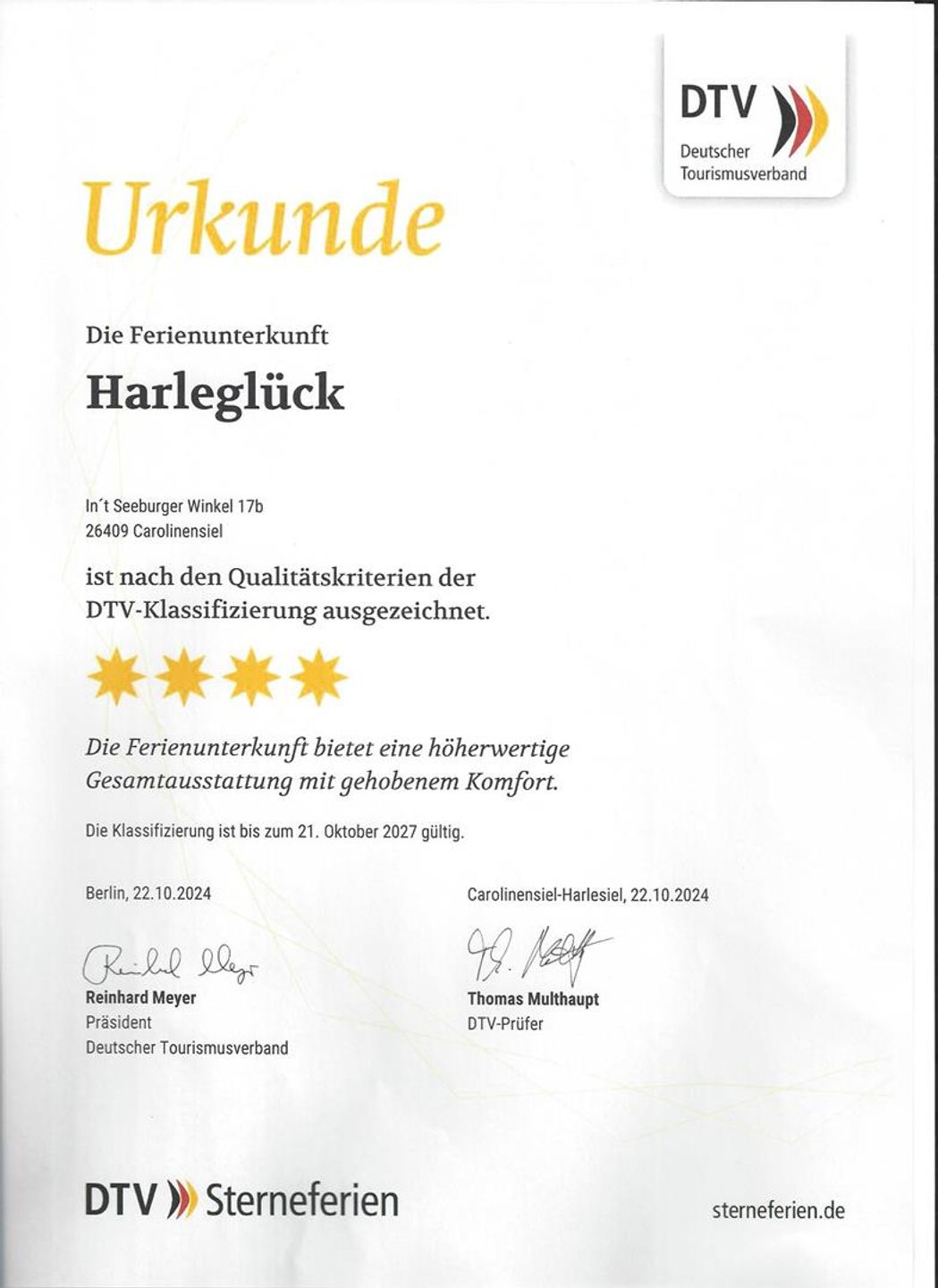  Ferienhaus Harleglück In't Seeburger Winkel 17b Carolinensiel - 