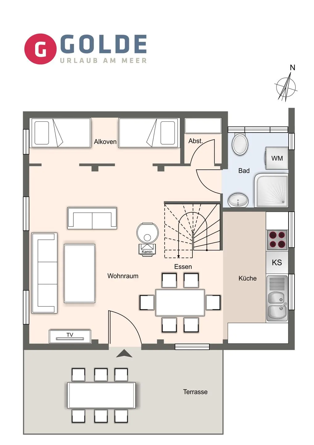 Tofthof Lütte Tofthof SPO Umland - Grundriss