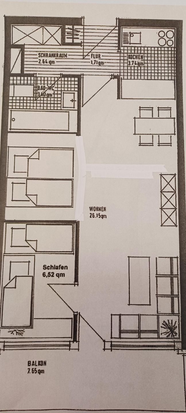 RES/408 - Residenz - Teilseeblick Scharbeutz - Grundriss