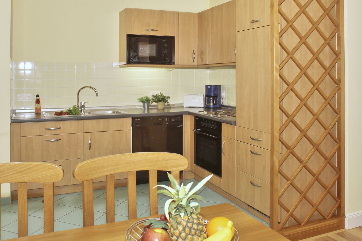 Seehof Seehof 232 Usedom - Küche mit Backofen