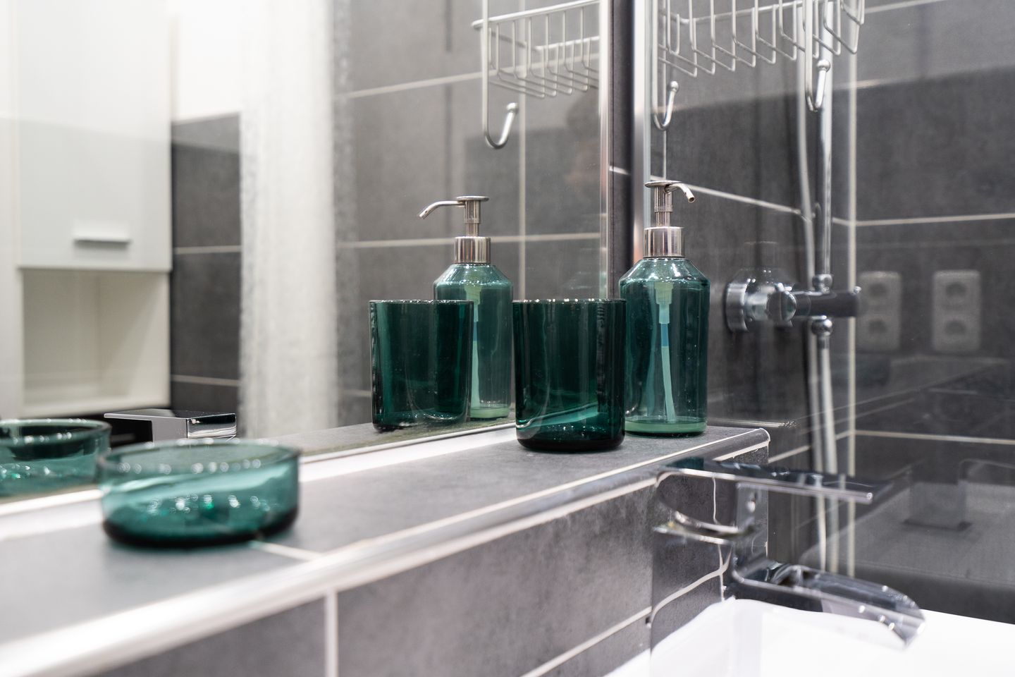 Panoramic App. A02-9 Schick-Lounge Sierksdorf - Badezimmer