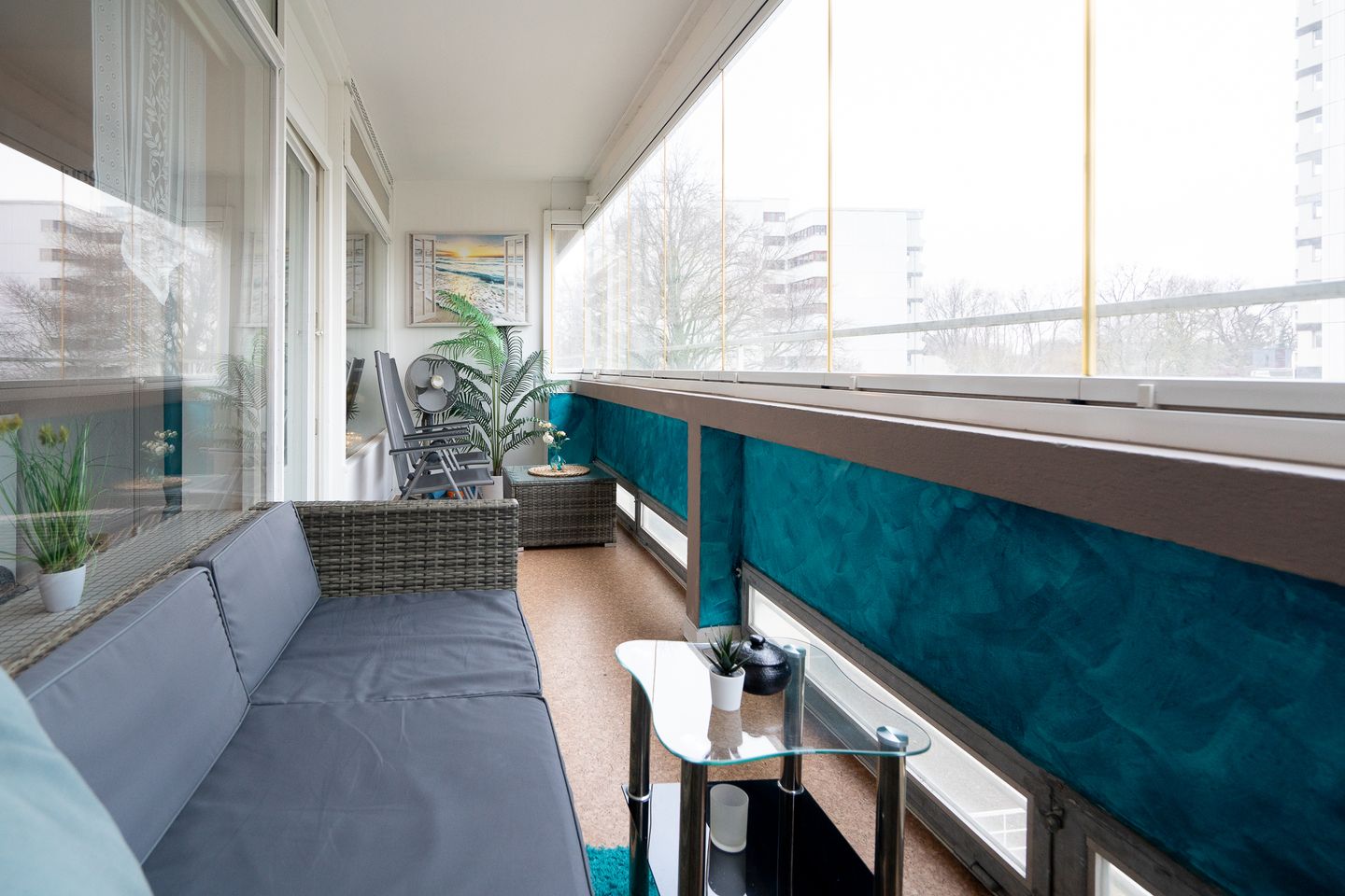 Panoramic App. A02-9 Schick-Lounge Sierksdorf - Balkon