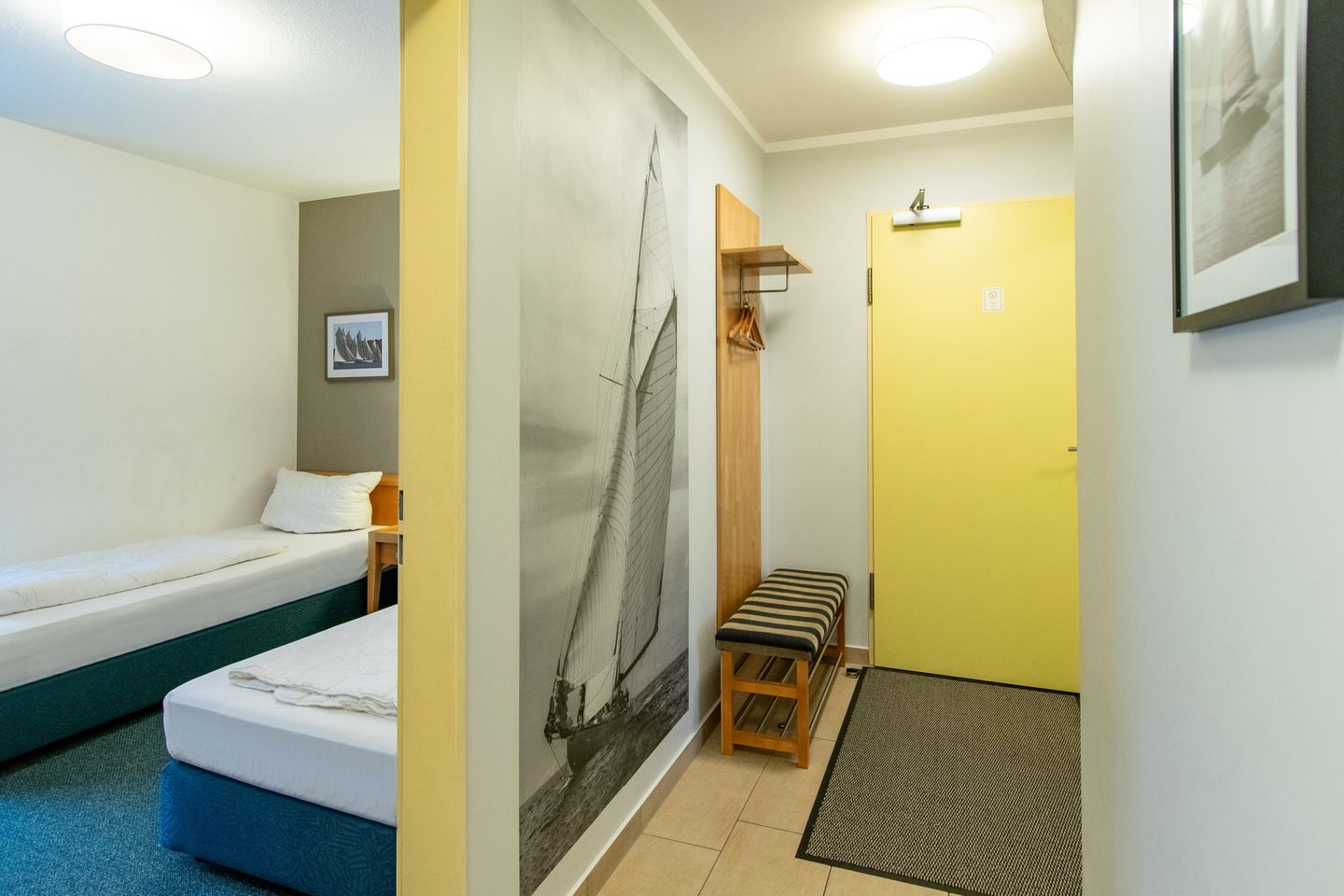 Inselstrand Inselstrand 119 Usedom - Flur mit Zugang zum Schlafzimmer