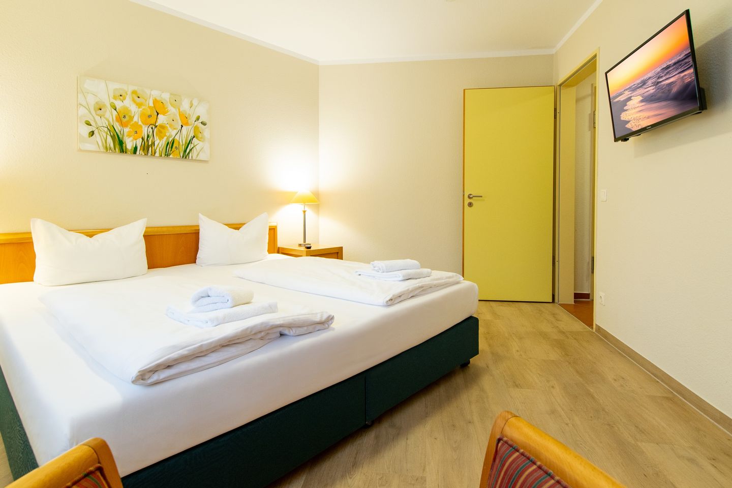 Inselstrand Inselstrand 216 Usedom - Schlafzimmer mit Doppelbett