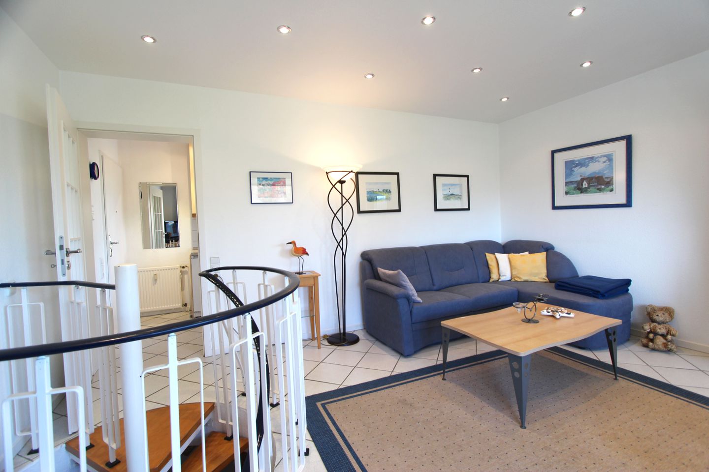 Neptun - Dünenstr. 2, App. 1 Wenningstedt - Wohnzimmer