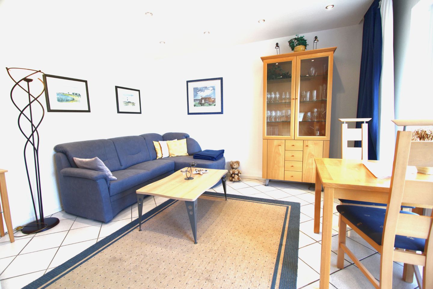 Neptun - Dünenstr. 2, App. 1 Wenningstedt - Wohnzimmer