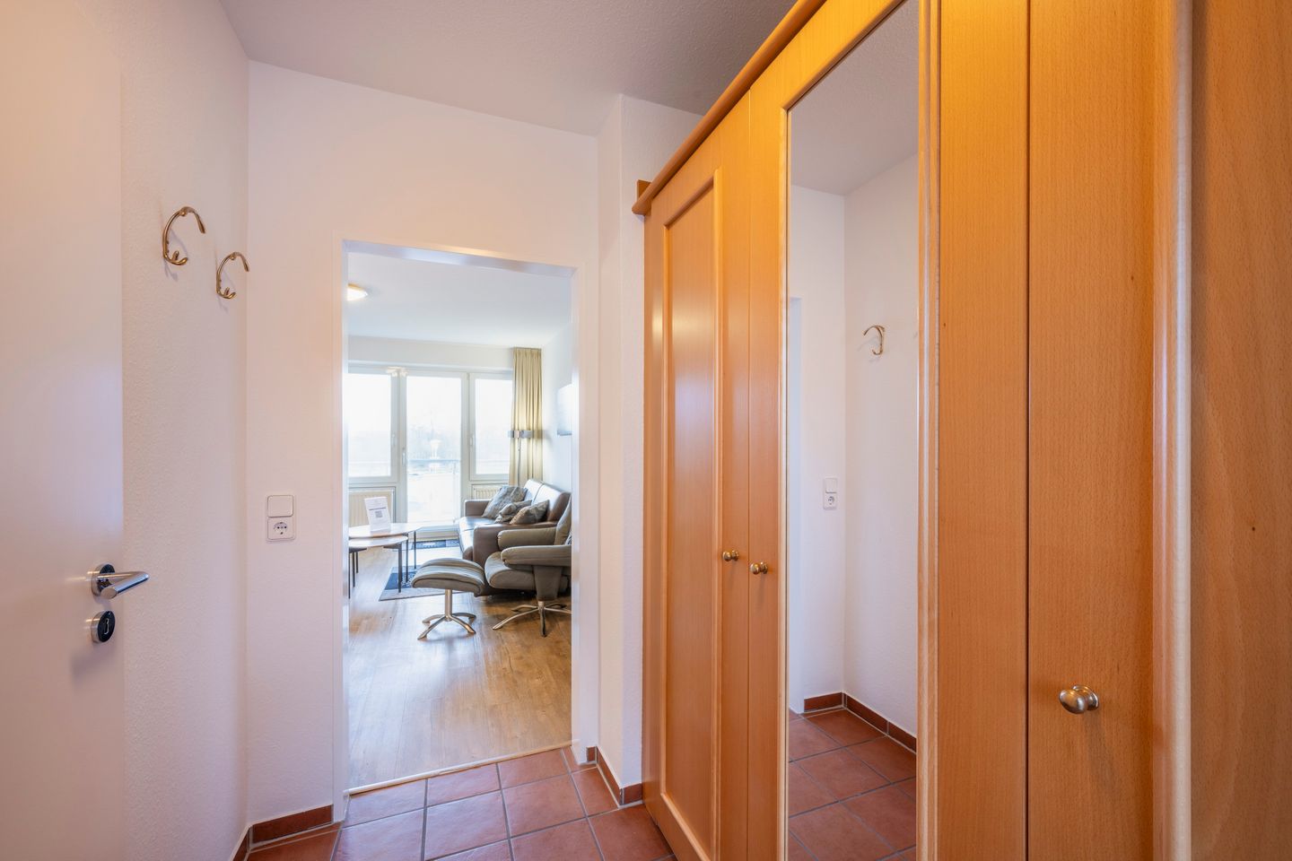 Hus Inselkieker Hus Inselkieker 107 Schillig - Flur mit Garderobe
