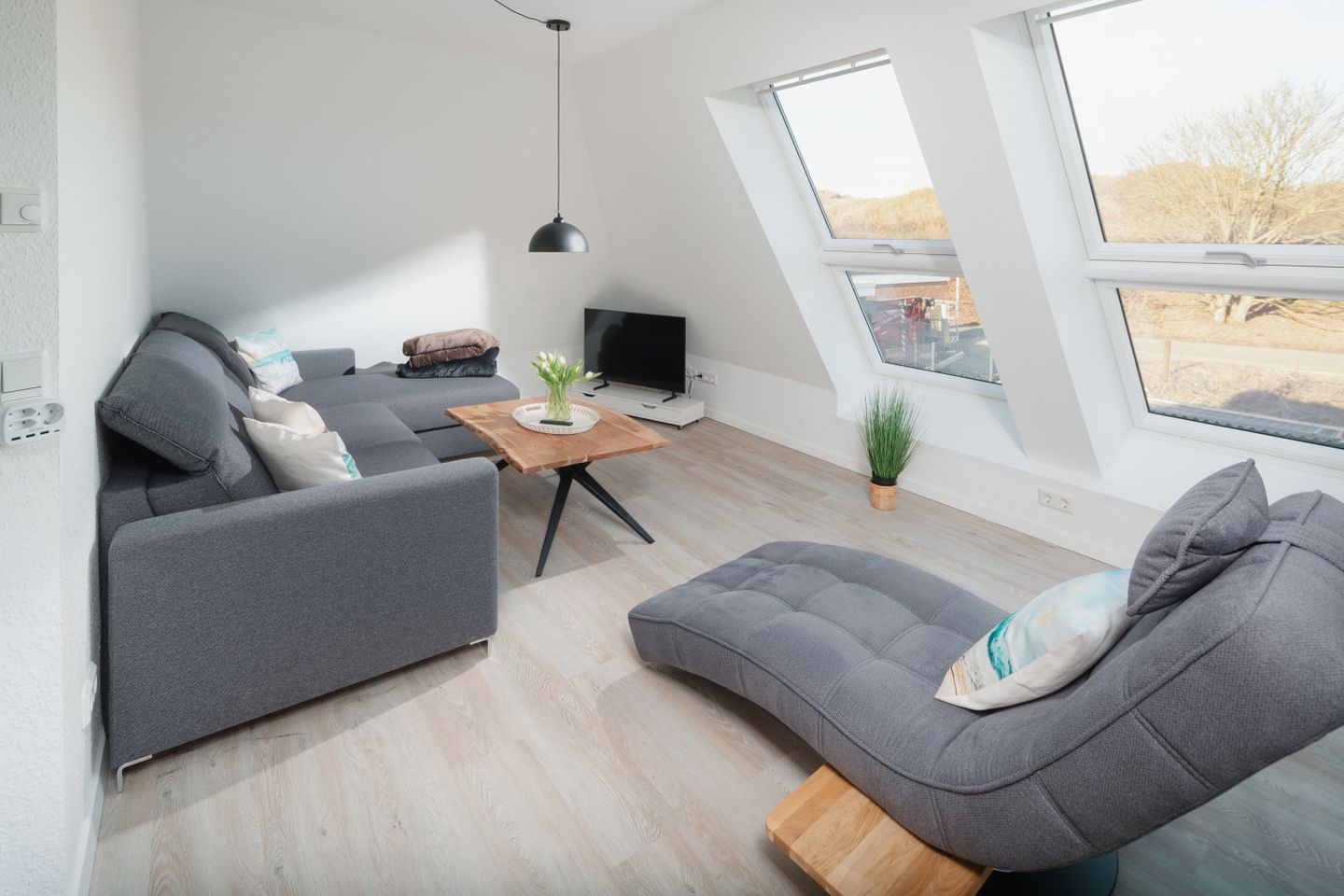  Strandquartier Dünenblick Norderney - die insellotsen Norderney / Strandquartier Dünenblick - Wohnzimmer