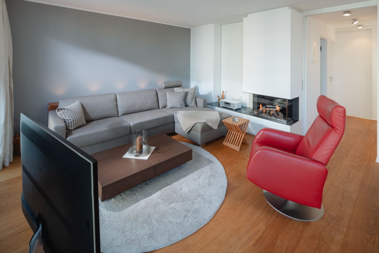  Meerblick-Penthouse "Sonnenseite" in der Villa van Halem Norderney - die insellotsen Norderney / Sonnenseite - Wohnzimmer