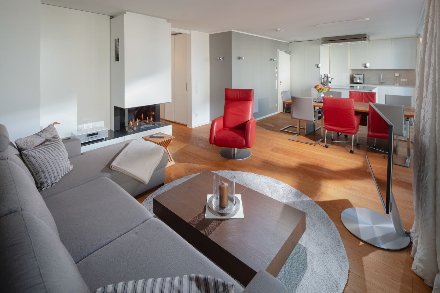  Meerblick-Penthouse "Sonnenseite" in der Villa van Halem Norderney - die insellotsen Norderney / Sonnenseite - Wohnzimmer