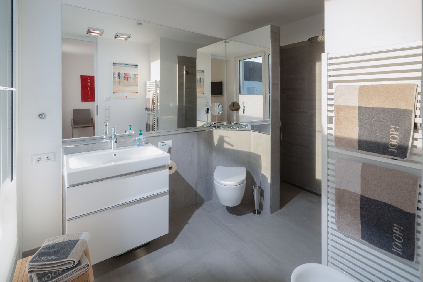  Meerblick-Penthouse "Sonnenseite" in der Villa van Halem Norderney - die insellotsen Norderney / Sonnenseite - Badezimmer 2