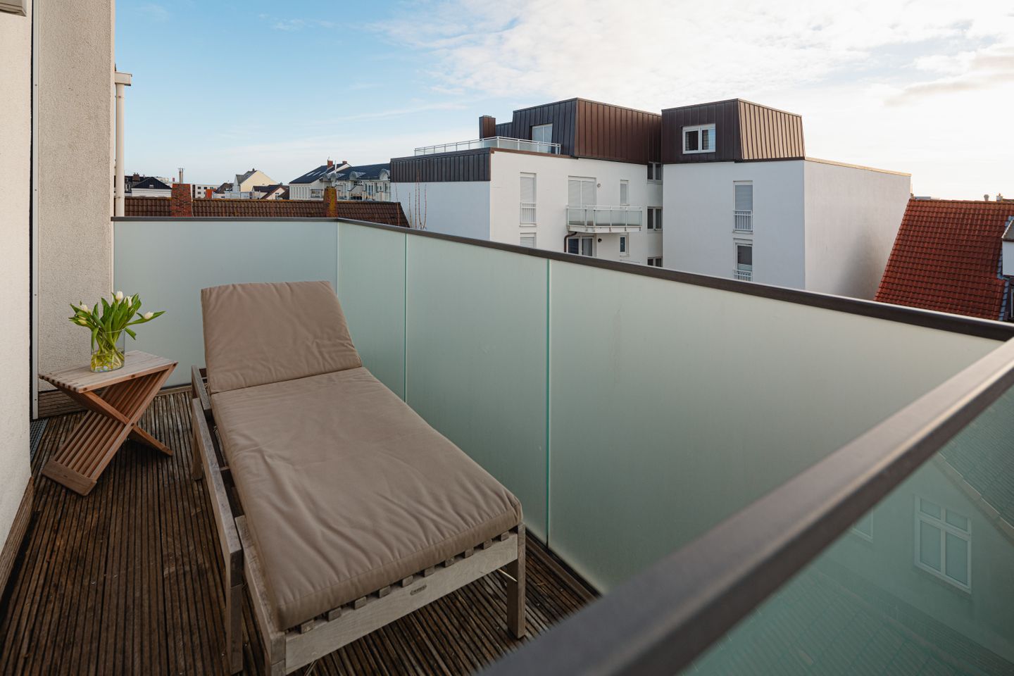  Meerblick-Penthouse "Sonnenseite" in der Villa van Halem Norderney - die insellotsen Norderney / Sonnenseite - Südbalkon