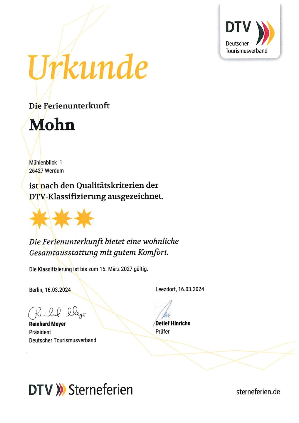 Haus am Brunnen Mühlenblick 1 Wohnung Schmetterling Werdum - 