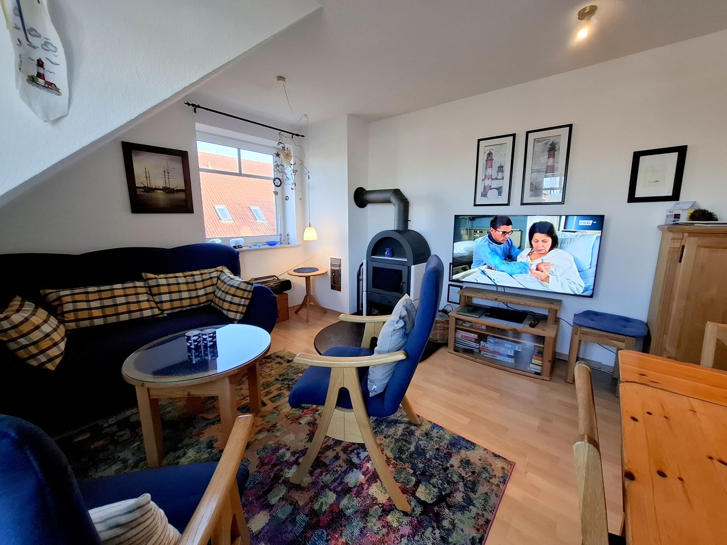 Haus Friesentraum Wohnung Nr: 2 Kaminfeuer Werdum - 