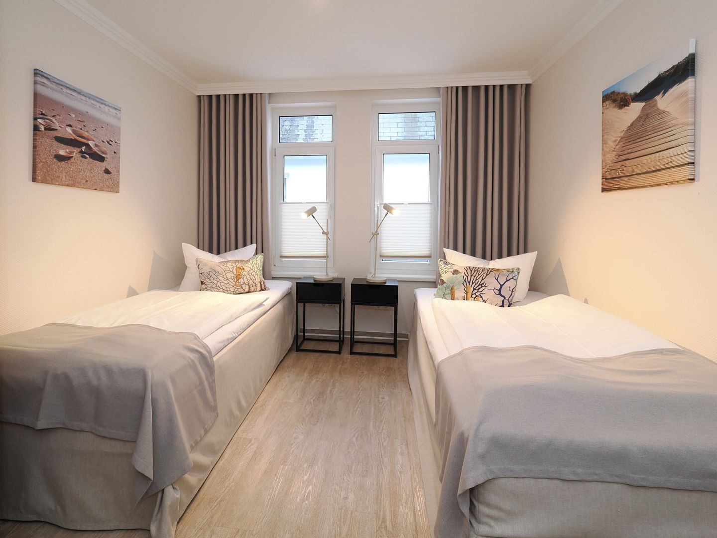 Seehof Seehof 121 Usedom - Schlafzimmer mit zwei Einzelbetten