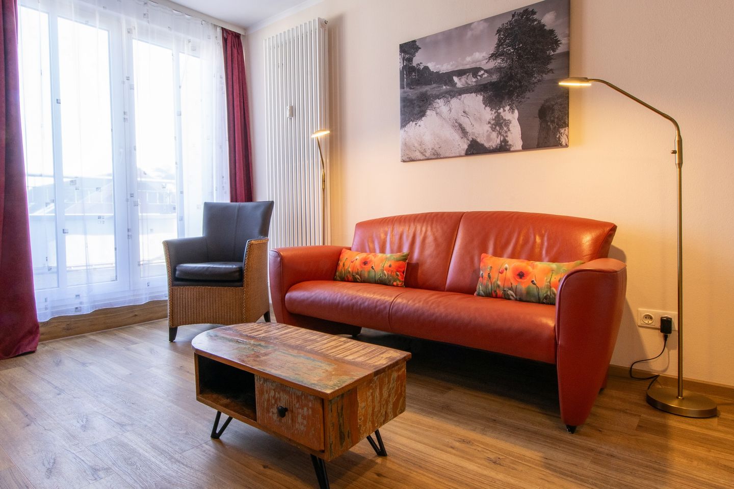 Seehof Seehof 233 Usedom - Wohn-Essbereich mit Couch