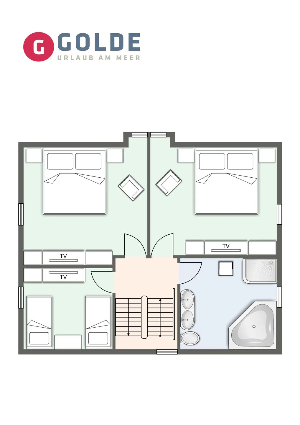 Dünenwind Dünenwind SPO Bad - Grundriss