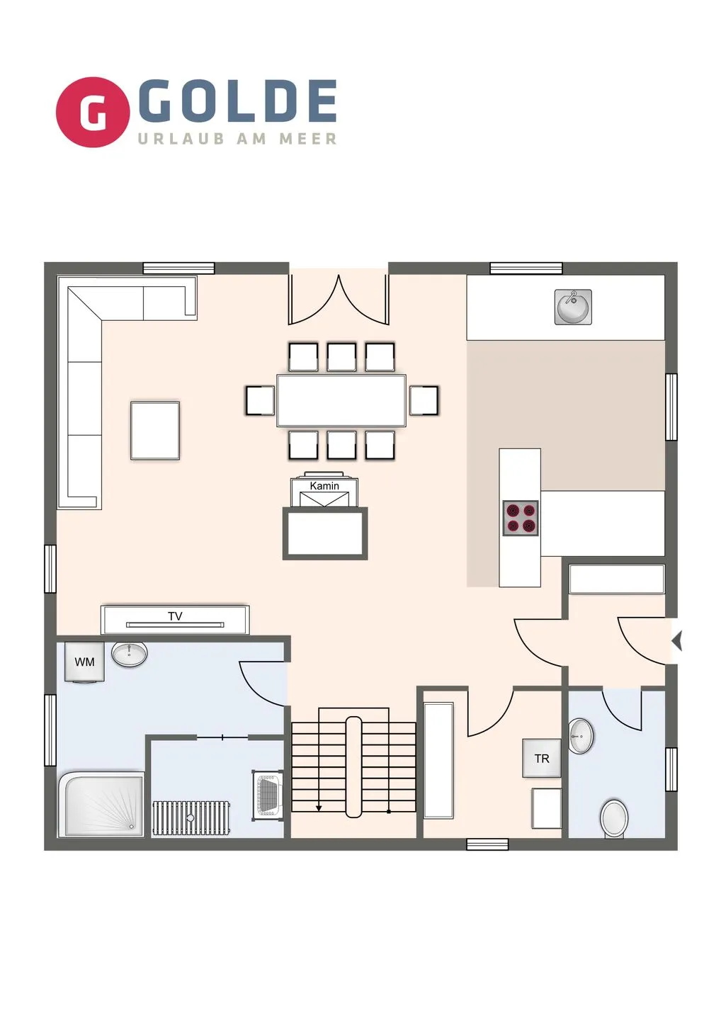 Dünenwind Dünenwind SPO Bad - Grundriss