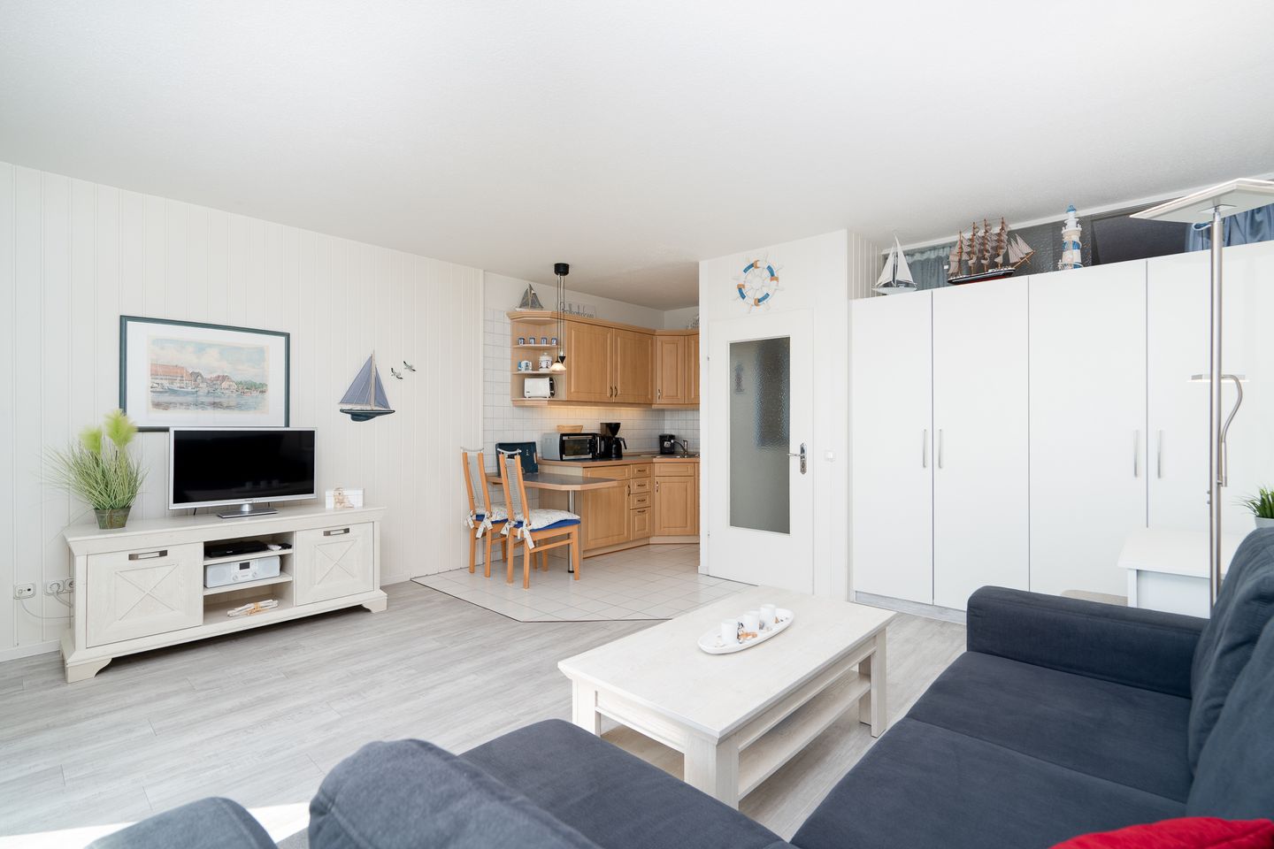 Ferienpark Sierksdorf Seaside-Koje Sierksdorf - Wohnzimmer