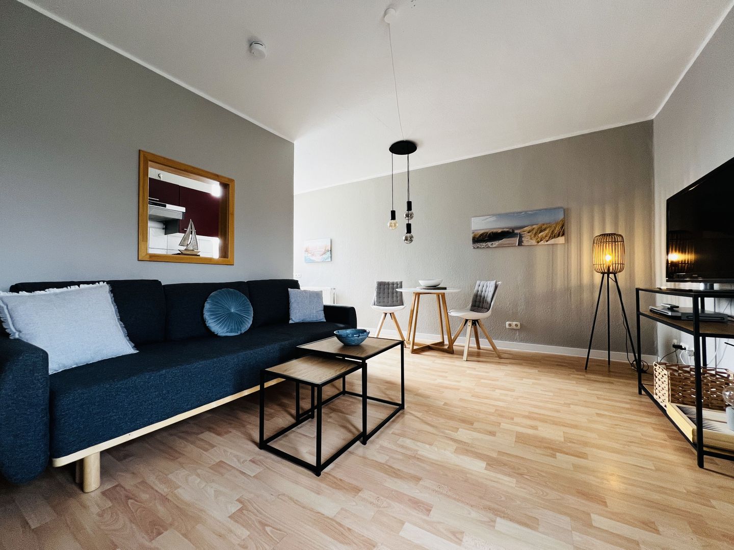 Fewo Strandgut Dahme - Wohnzimmer