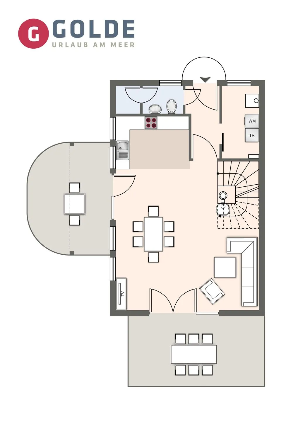 Diekhus SPO Diekhus 1 SPO Ording - Grundriss