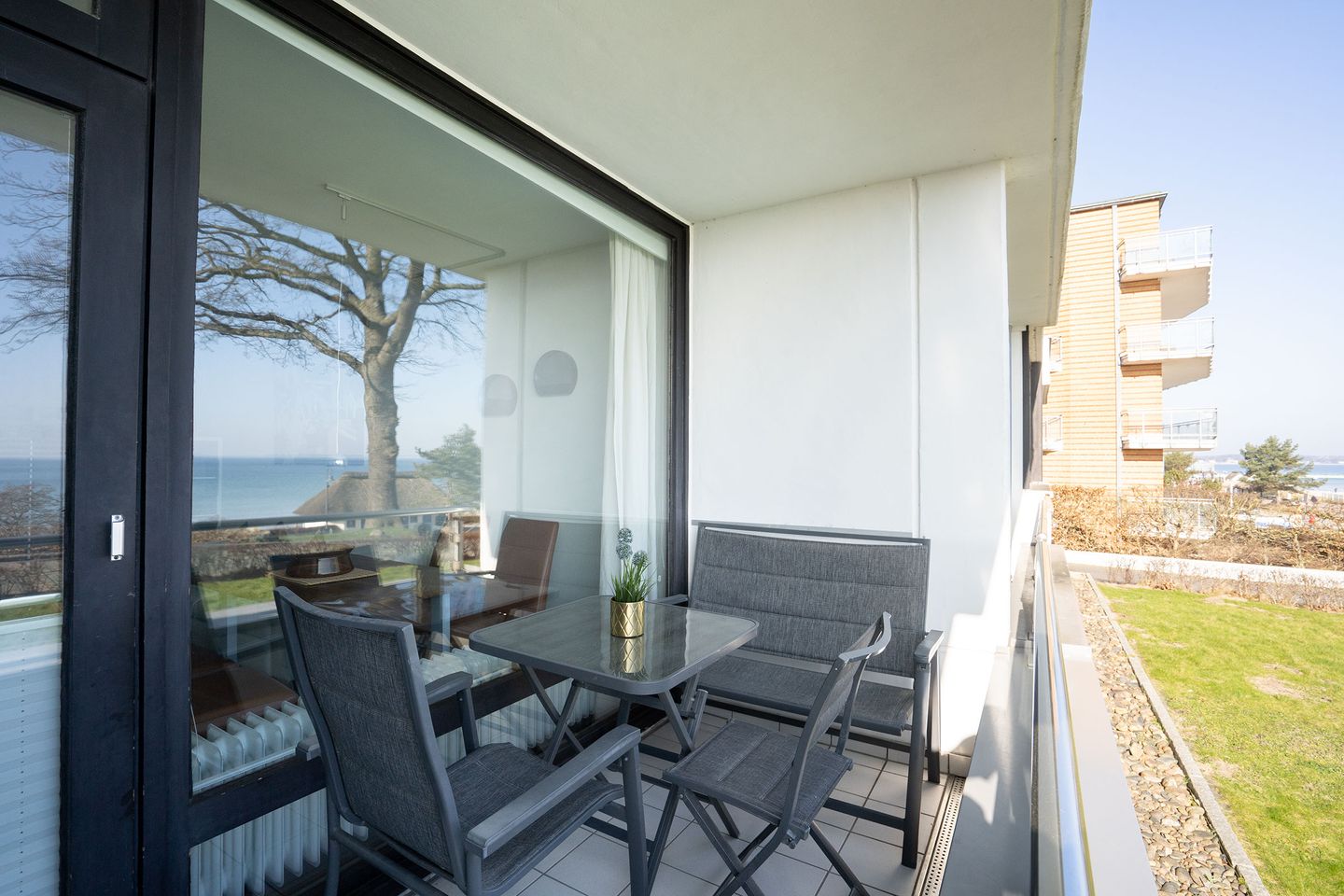  H3/14 - Hanseat - Seeblick und Außenschwimmbad Scharbeutz - Balkon