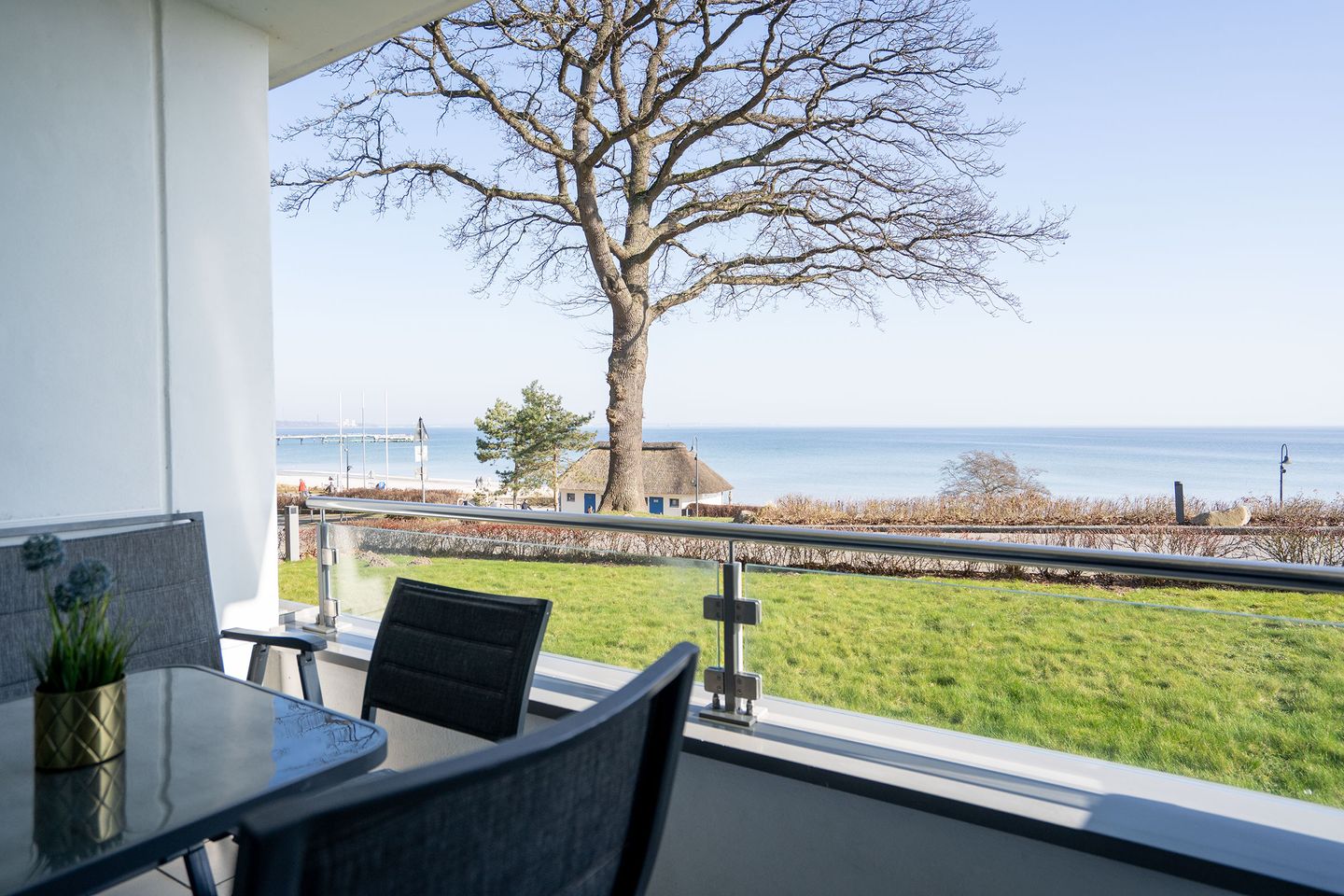  H3/14 - Hanseat - Seeblick und Außenschwimmbad Scharbeutz - Balkon