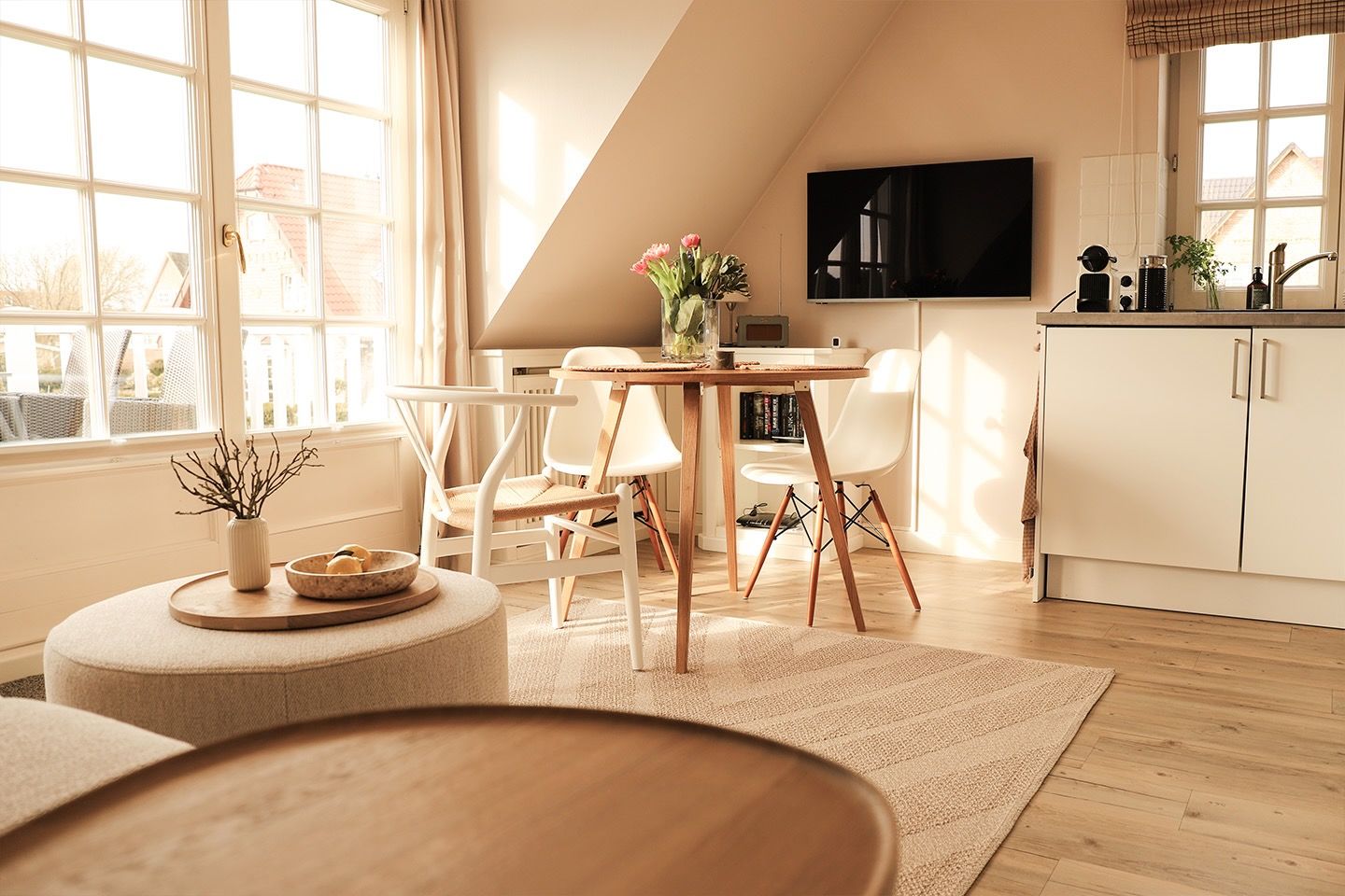  Abendrot im Haus Luna Normannenweg 5 Wenningstedt - 